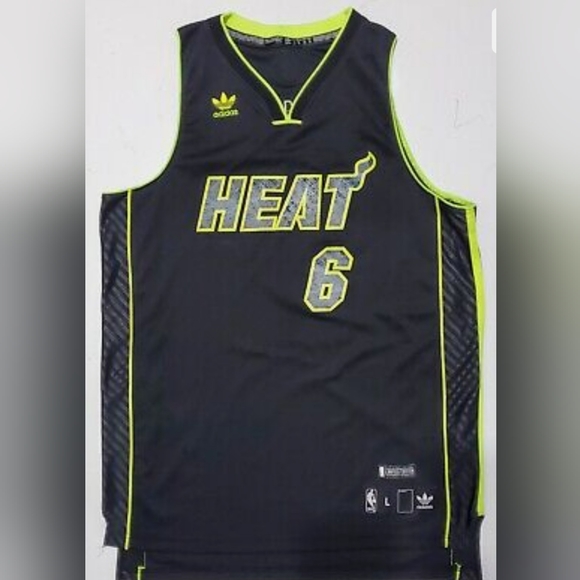 adidas Shirts Lebron James 6 Miami Heat Limited Ed Mens Large